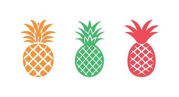 gouden oogst voortreffelijk ananas ontwerp vector