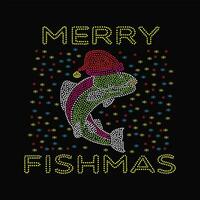 vrolijk fishmas 1 vector