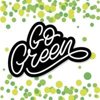 eco go green biologisch natuurlijk vegan vector