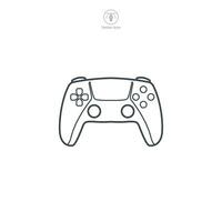 gamepad icoon symbool vector illustratie geïsoleerd Aan wit achtergrond