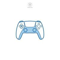 gamepad icoon symbool vector illustratie geïsoleerd Aan wit achtergrond