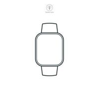 SmartWatch icoon symbool vector illustratie geïsoleerd Aan wit achtergrond