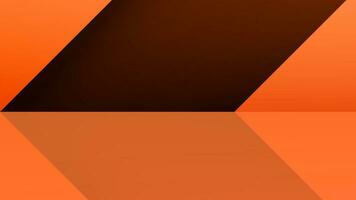 3d achtergrond meetkundig licht donker oranje bruin diagonaal rechthoek kamer modern helling abstract vector