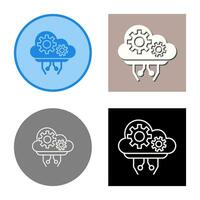 cloud computing vector icon