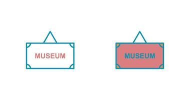 museum label vector icoon