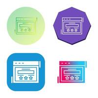 beoordeling vector pictogram