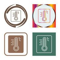 thermometer vector pictogram