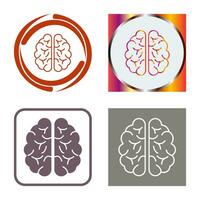 hersenen vector pictogram