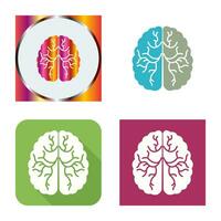 hersenen vector pictogram