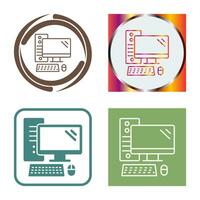 computer vector pictogram