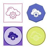 cloud computing vector icon