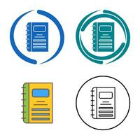 notebook vector pictogram