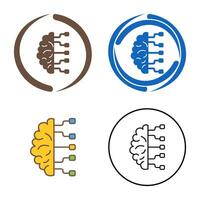 hersenen vector pictogram