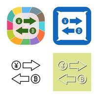 uitwisseling vector pictogram