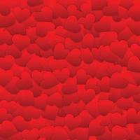 hart confetti Valentijnsdag achtergrond sjabloon voor uw ontwerp vector