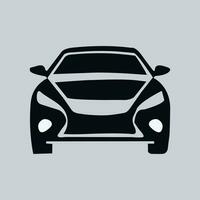 vector auto silhouet detaillering icoon