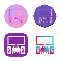 thuisbioscoop vector pictogram