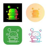 hamburger vector pictogram