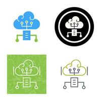 cloud computing vector icon