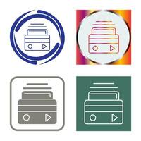 ATM-kaart vector pictogram