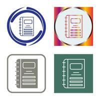 notebook vector pictogram