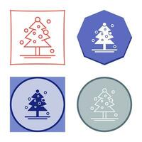 kerstboom vector pictogram