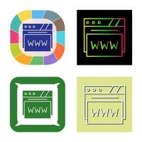 web browser vector icoon