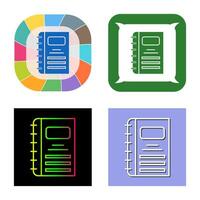 notebook vector pictogram