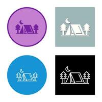 tent vector pictogram