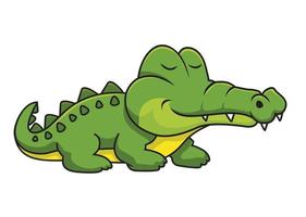 krokodil cartoon alligator vector