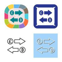 uitwisseling vector pictogram