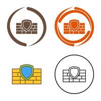 firewall vector pictogram