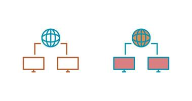 uniek internet connectiviteit vector icoon