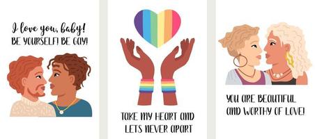 sociale lgbt-poster, spandoek. trots maand. vector