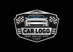 sport- auto racing logo ontwerp vector