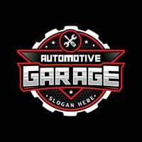 auto reparatie en garage logo voor automotive auto bedrijf vector