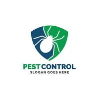 spin plaag controle logo ontwerp vector illustratie. plaag controle logo