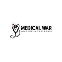 medisch oorlog logo vector