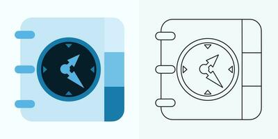 nieuw stijl analoog klok vlak vector icoon. symbool van tijd beheer, chronometer met uur, minuut, en tweede pijl. gemakkelijk illustratie geïsoleerd Aan een wit achtergrond.