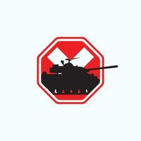 hou op oorlog teken of symbool logo vector