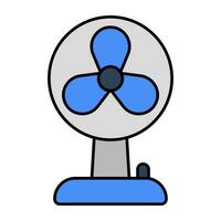 een modern ontwerp icoon van tafel ventilator vector