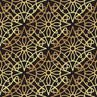 Vintage luxe gouden achtergrondart deco vector