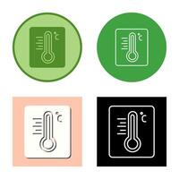 thermometer vector pictogram