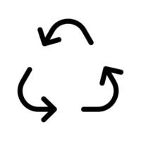 recycle icoon vector symbool ontwerp illustratie