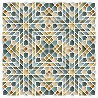 geometrisch islamitisch bloemenpatroon vectorontwerp vector