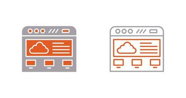 cloud computing vector icon