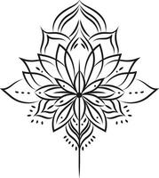 tribal bloem tattoo vector