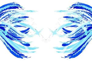 abstract grunge en blauw gekleurde achtergrond borstel beroerte illustratie vector