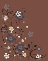 lente bloemen achtergrond vector