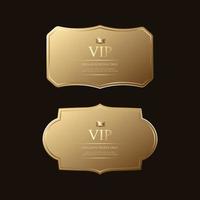 luxe premium gouden badges en labels premium vector